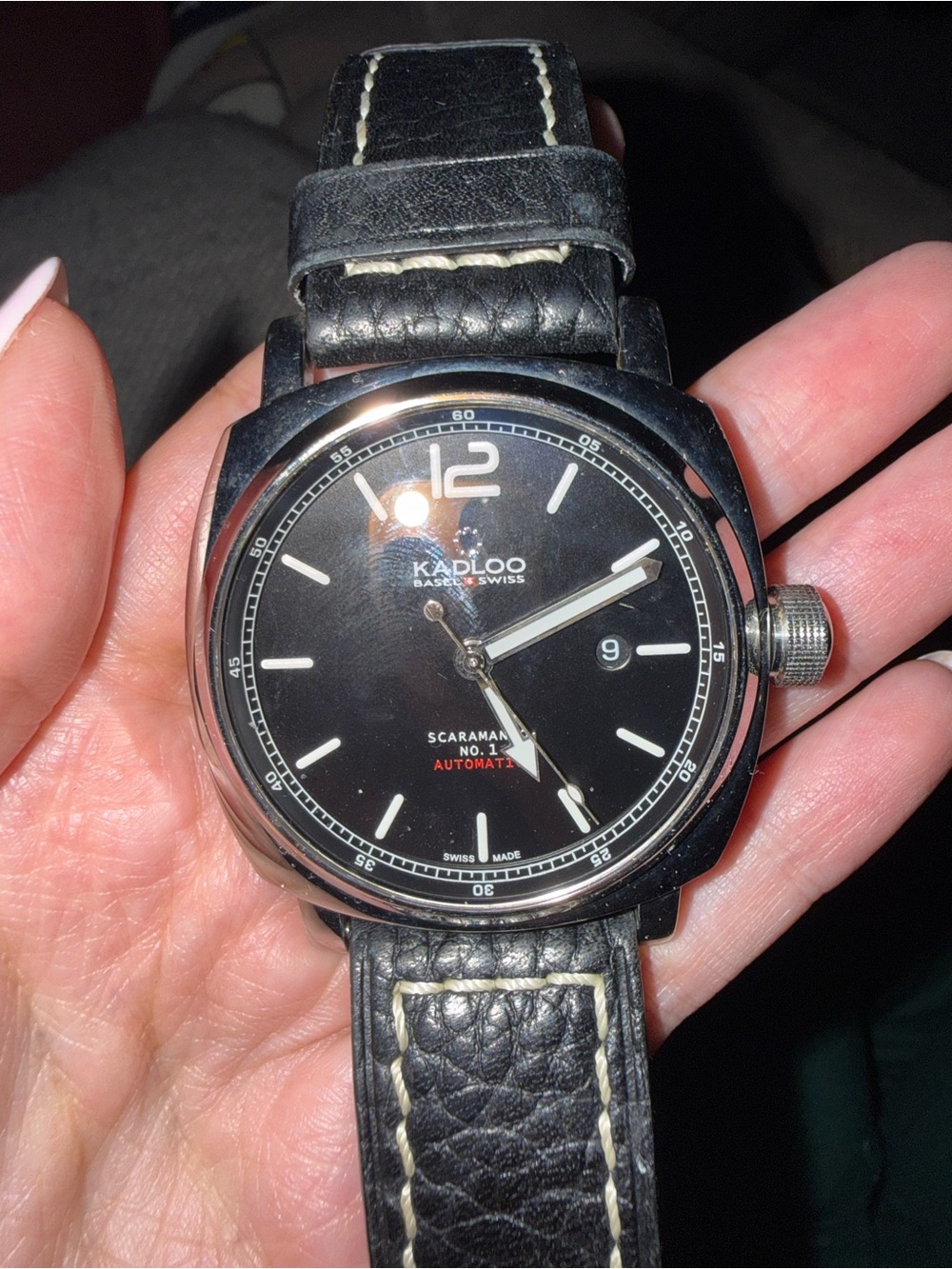KADLOO Scaraman No. 1 Swiss Automatic 25 Jewel Sapphire Men’s Watch